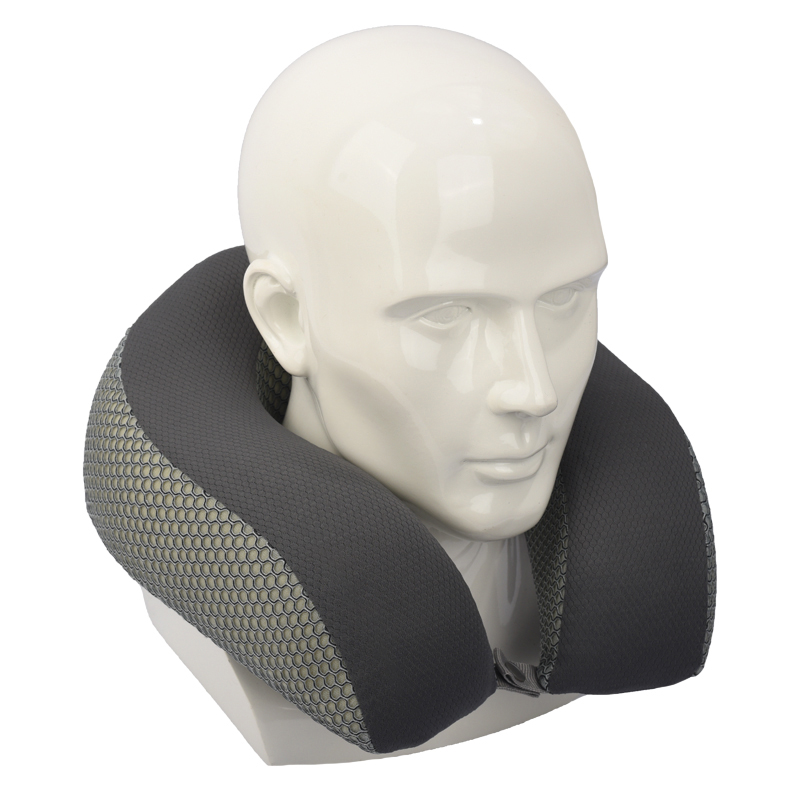 Breathable Memory Foam Neck Support Pillow sleeping easily while trip