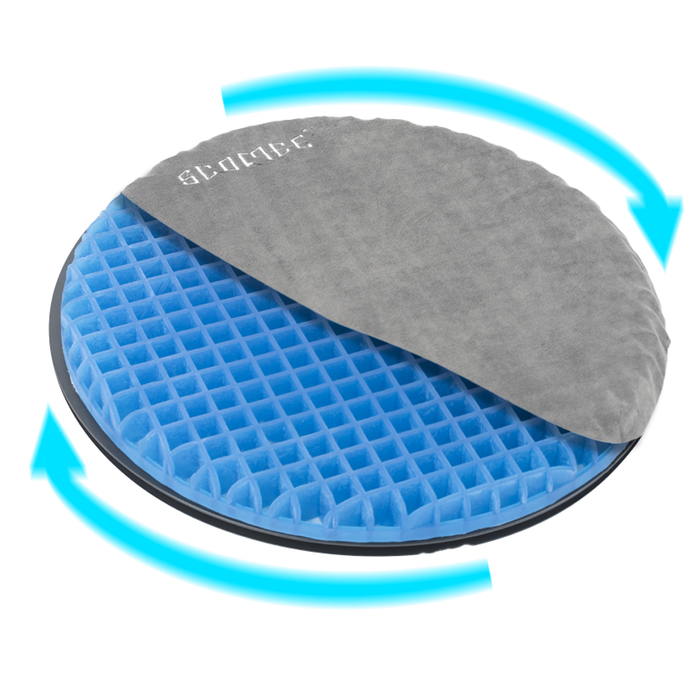 Hot sale 360 Rotatable Honeycomb Gel Seat Cushion silicone Seat Pad for for Office Chair