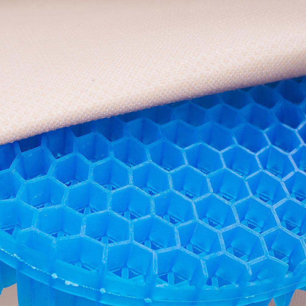 100% polyester memory foam bus driver comfort seat cushion gel breathable chair Custom Logo gel seat cushion