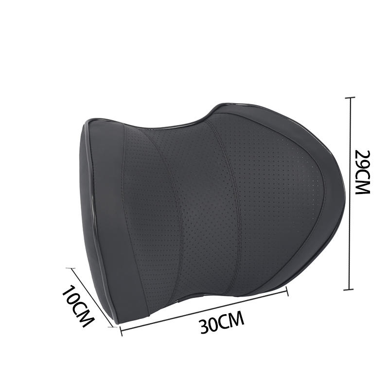 Hot Sale Leather Memory Foam Neck Support for Car Seat OEM ODM