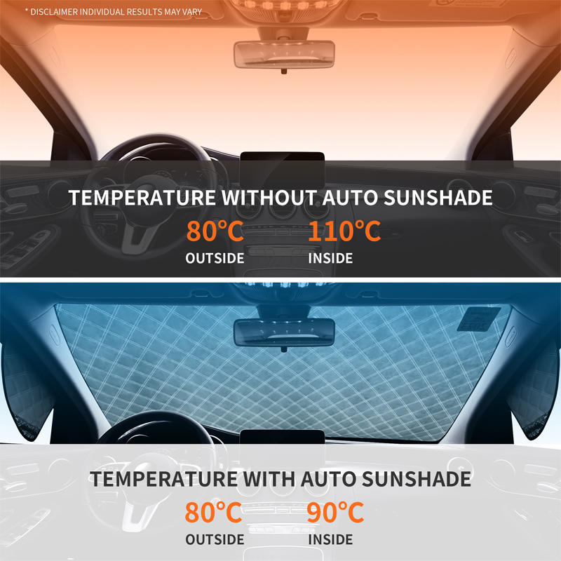 Amazon Hot Sale Waterproof Car Windshield Cover Windshield Snow Cover with UV Protection Sun Shade for Car