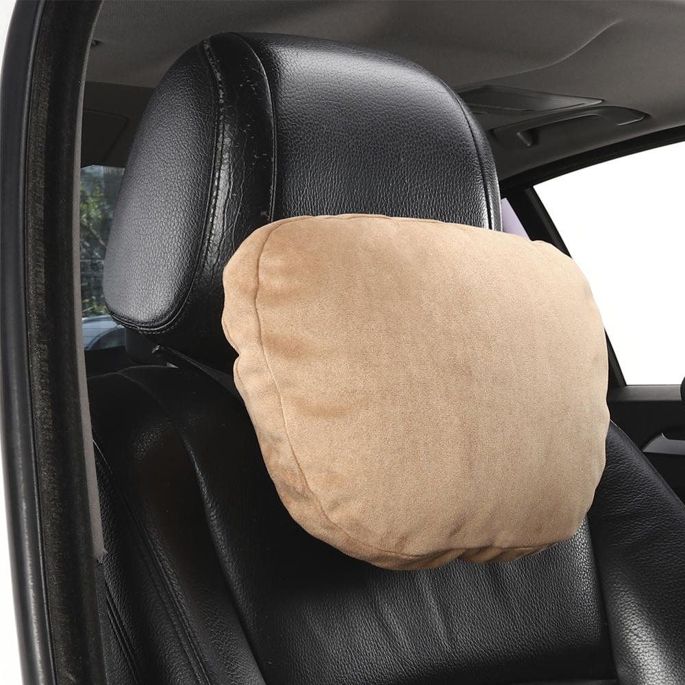 Luxury Car Neck Headrest Pillow PP Fiber Filling Car Seat Pillow Headrest Neck Support Cushion